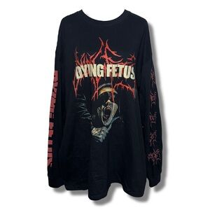 Cotton Long Sleeve Band Tshirt